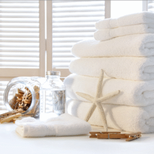100% MICROCOTTON 600GSM / WHITE