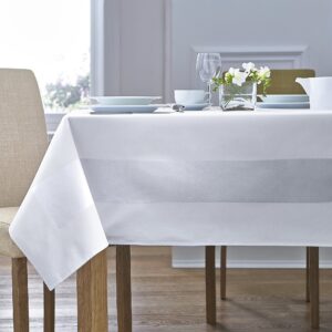 100% Polyester / 240GSM White, Black, Ivory Tablecloths