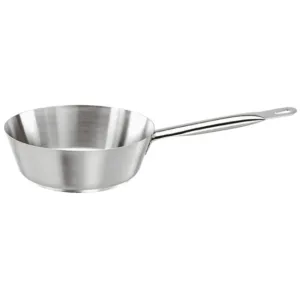 Paderno Conical Sauté Pan Cm 24 Series 1000 S/St