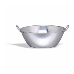 Pujadas Stainless Flat Bottom Cauldron 25 cm