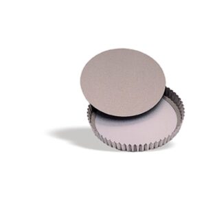 Pujadas Round Tart Mould With Fluted Edges And Loose Bottom 24 cm