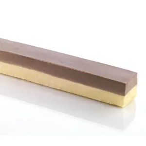 Silikomart Small Rectangular Log Black Silicone Mou
