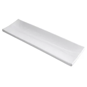 Tablecraft Rectangular Melamine, White