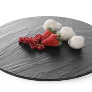 Frenchef Round Melamine, Black