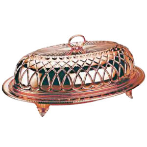 Frenchef Rose Plated Oval Dome with Cover
