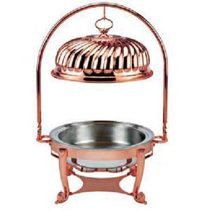 Frenchef Red Rose Plated Round Hanging Lid Chafer