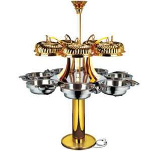 Frenchef Gold Plated Rotary type Buffet Station