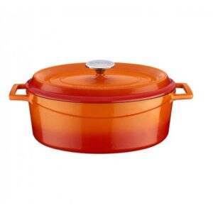 Lava Oval Casserole-Orange