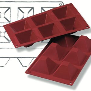 Schneider Silicon Mould – Pyramid 6 X 90ml