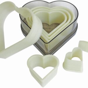 Schneider Pastry Cutters Nylon, Heart Plain – 7pcs