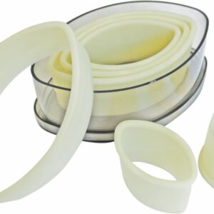 Schneider Pastry Cutters Nylon, Oval Plain – 7pcs