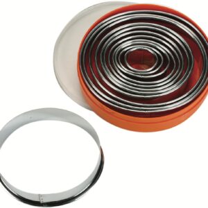Schneider Set Of Pastry Cutters “round, Plain” 9