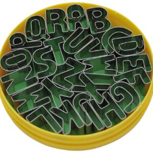 Schneider Decorating Cutters, Alphabetic 26pcs