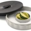 Tablecraft 2 pc Glass Rimmer, Polypropylene, TPE Lid
