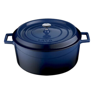 Lava Round Casserole – Blue