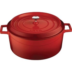 Lava Round Casserole – Red