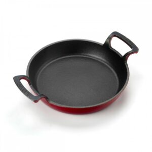 Lava Round Dish-Red