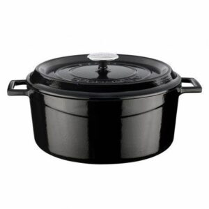 Lava Round Casserole – Black