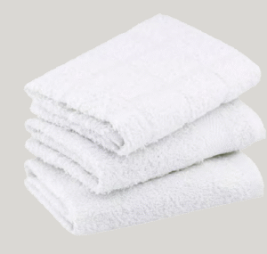 Face Cloths 100% Cotton / White