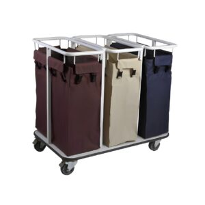 Carter Three-compartment classification linen cart