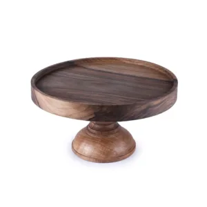 Woodpeckers Classic Cake Stand Small Walnut
