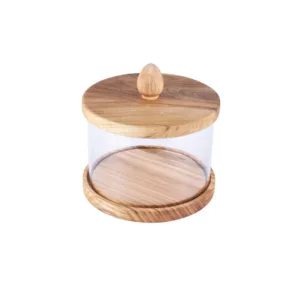Woodpeckers Round Amenity Flat Lid Cherry