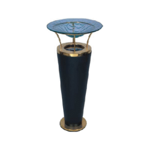 Carter Standing Ashtray with Glass Bowl
