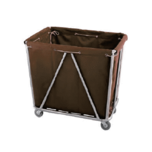 Carter Conical Linen Cart – mirror steel