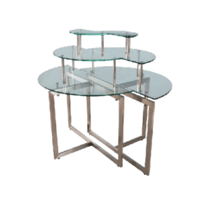 Half Round Three Level Buffet Station