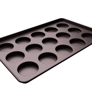 Sanneng Hamburger Bun Pan (Non-stick Series 1000)-15 Indents